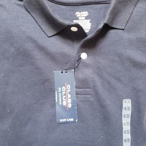 NWT Boys Class Club LS Navy Shirt